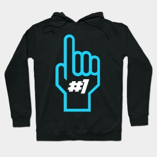 Number One Pointing Finger Icon Hoodie